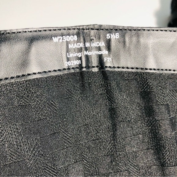 NEW Cole Haan Belted Leather Knee High Riding Boots in Black size 5.5 - Picture 12 of 16